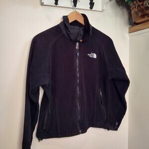 The North Face Vintage Black Polartec Classic Fleece Zip Up Jacket Size Small